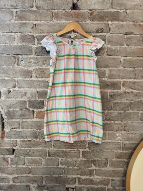 crown & ivy pastel rainbow striped girls dress